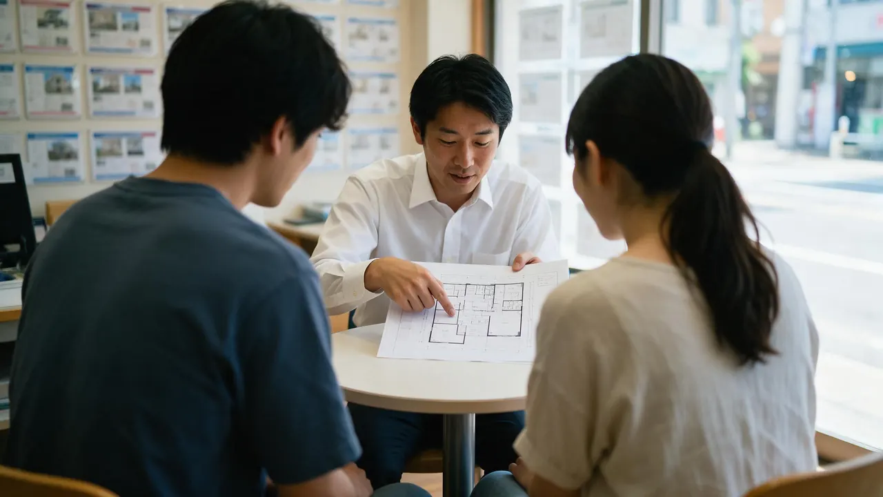 Inside a real estate agency — the kind of business this template is written for